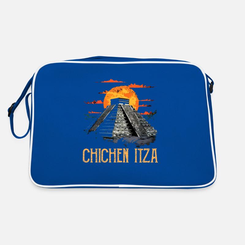 chichen itza mexico Retro Tasche