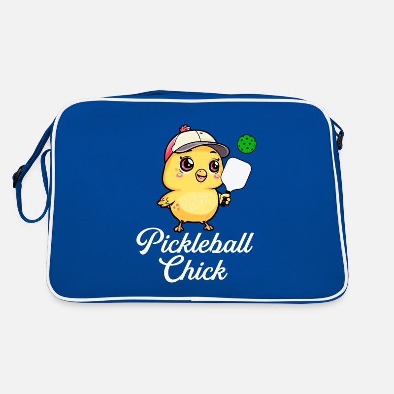 Pickleball Chick, funny pickleball Retro Tasche