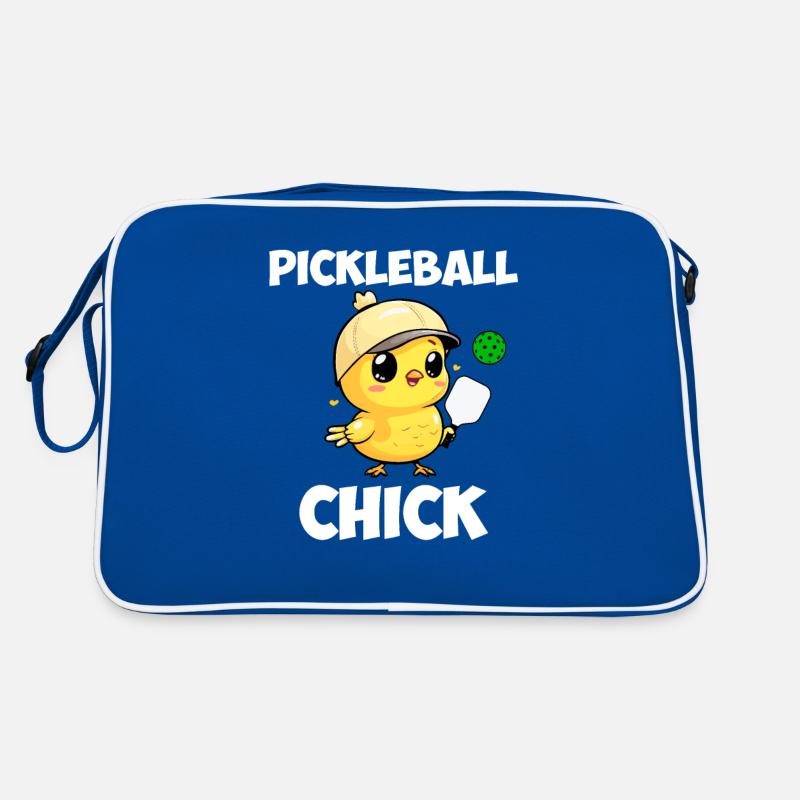 Pickleball Chick, funny pickleball Retro Tasche