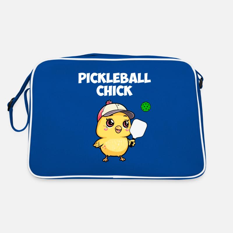 Pickleball Chick, funny pickleball Retro Tasche