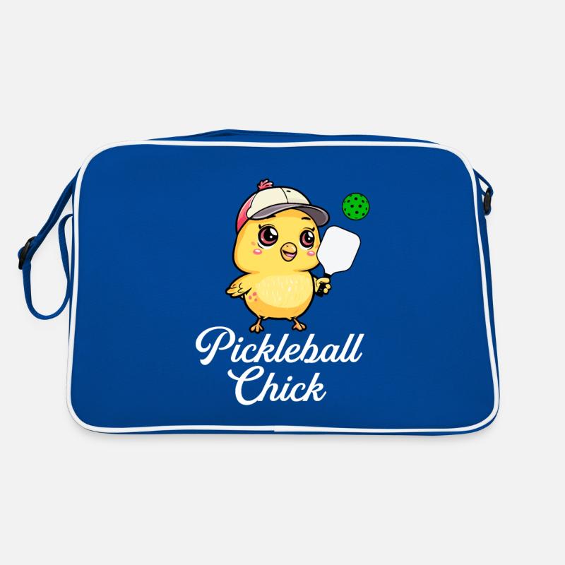 Pickleball Chick, funny pickleball Retro Tasche