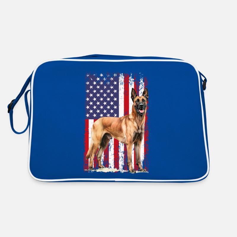 Belgian Malinois Retro Tasche