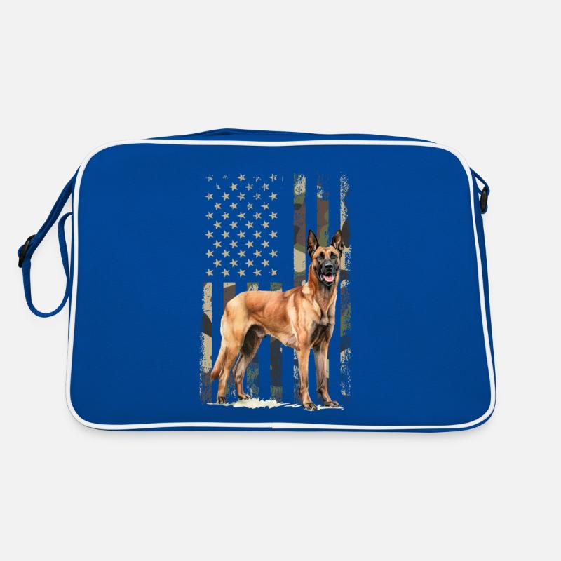 Belgian Malinois Retro Tasche