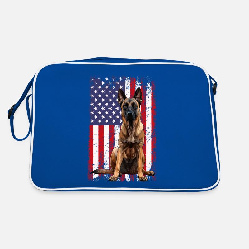 Belgian Malinois Retro Tasche