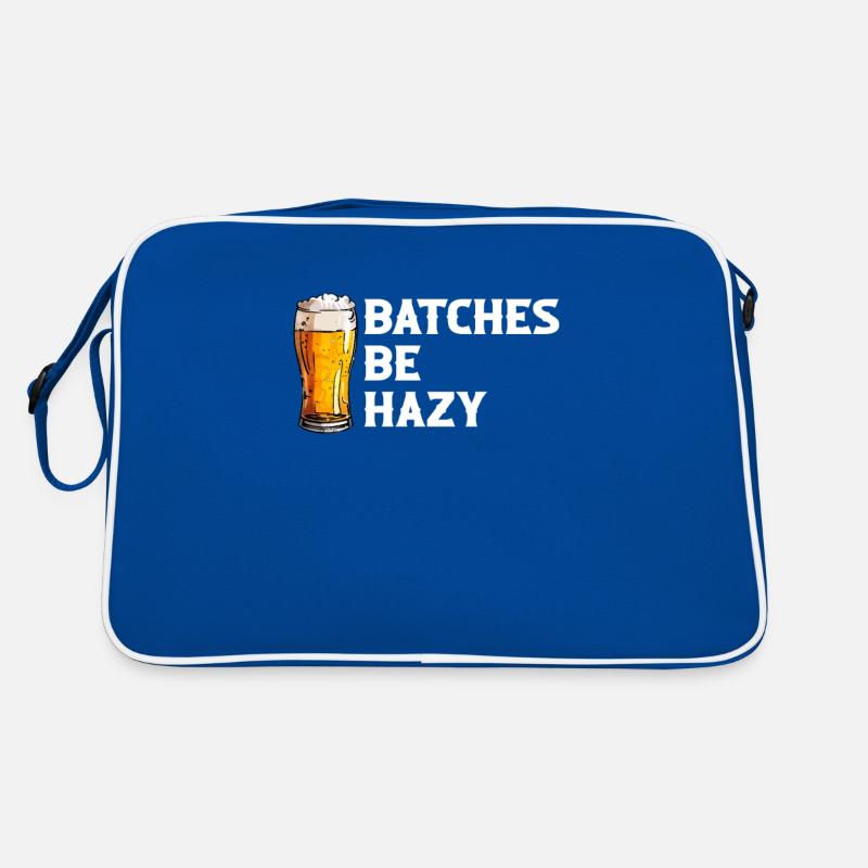Batches Be Hazy, craftbeer, brewing Retro Tasche