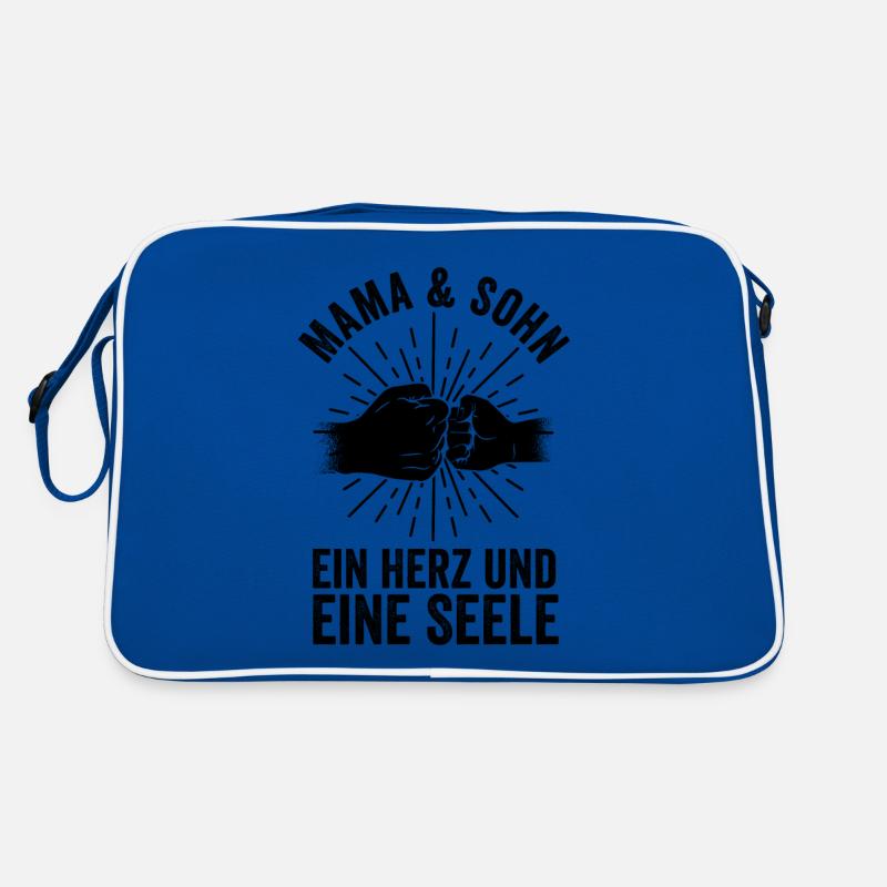 Mutter Mama Und Sohn Retro Tasche