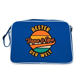Grand-père Grand-père Arrière-grand-père Arrière-grand-père - Sac Retro - bleu/blanc - Dos