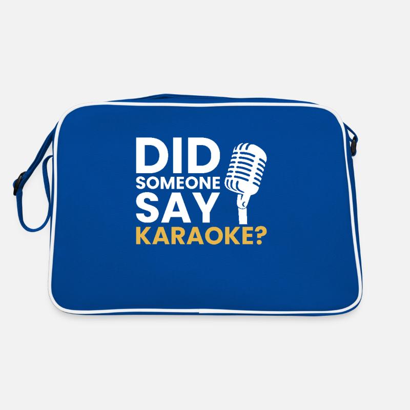 Did someone say Karaoke, karaoke Retro Tasche