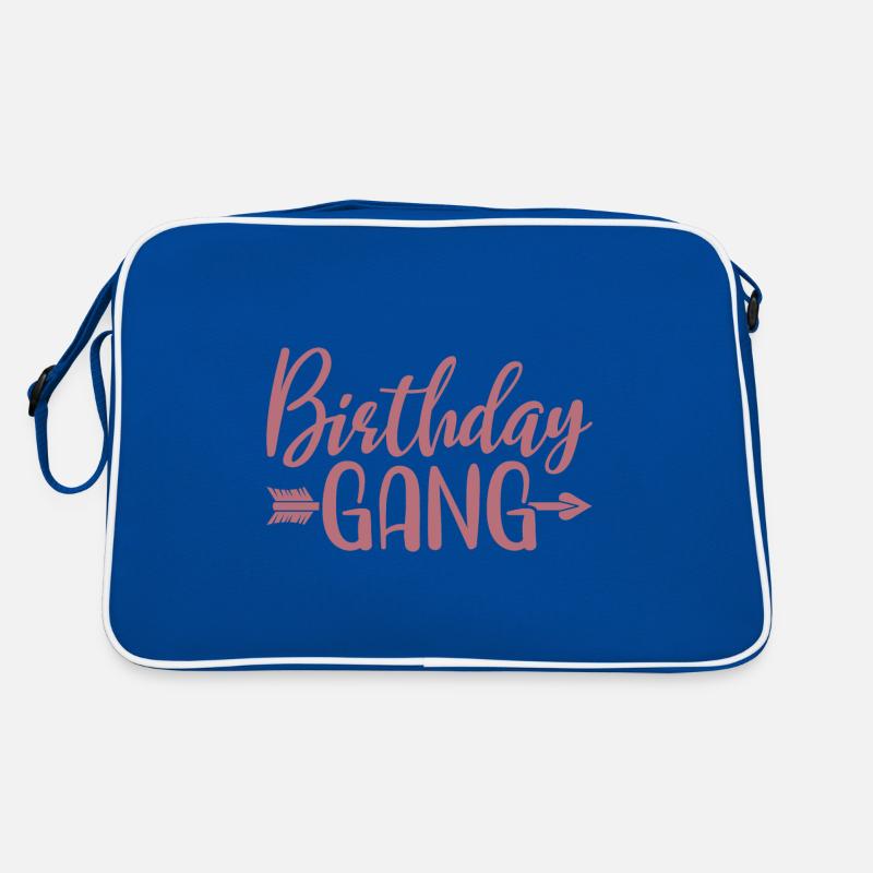 Geburtstag Gang Matching Gruppe Geburtstagsfeier Geschenk Retro Tasche