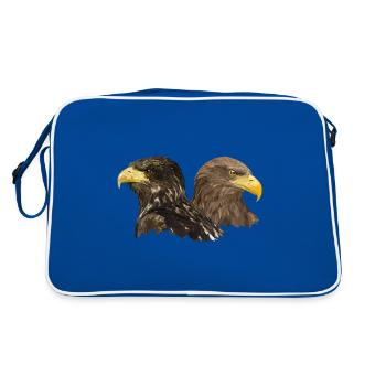 Pigargo européen - Sac Retro - bleu/blanc - Dos