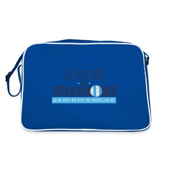 j'peux pas j'ai vélodrome Cadeau foot marseille OM - Sac Retro - bleu/blanc - Dos