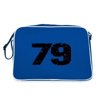 79 Number jersey - Retro Bag - blue/white - Back