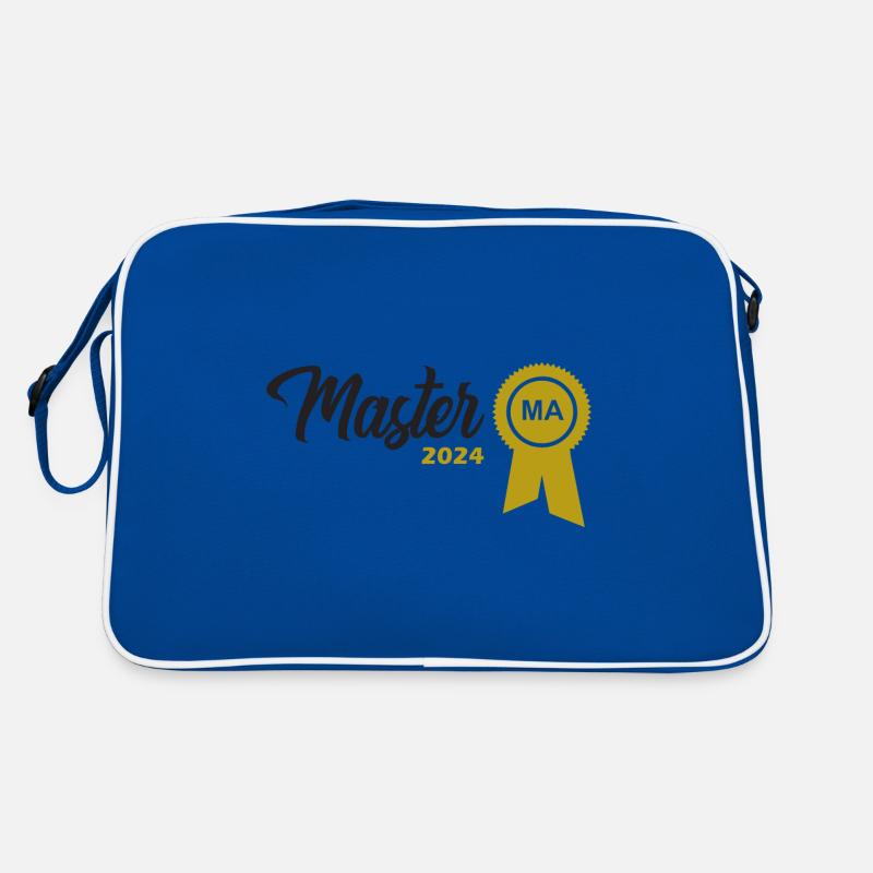 Master 2024 Masterabschluss Sponsion Promotion Retro Tasche