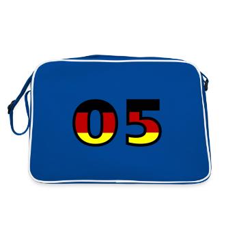 Maillot Allemagne numéro 5 - Sac Retro - bleu/blanc - Dos