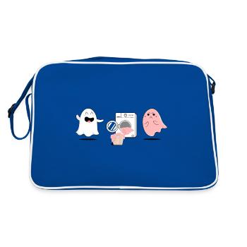 Faded ghost - Retro Bag - blue/white - Back