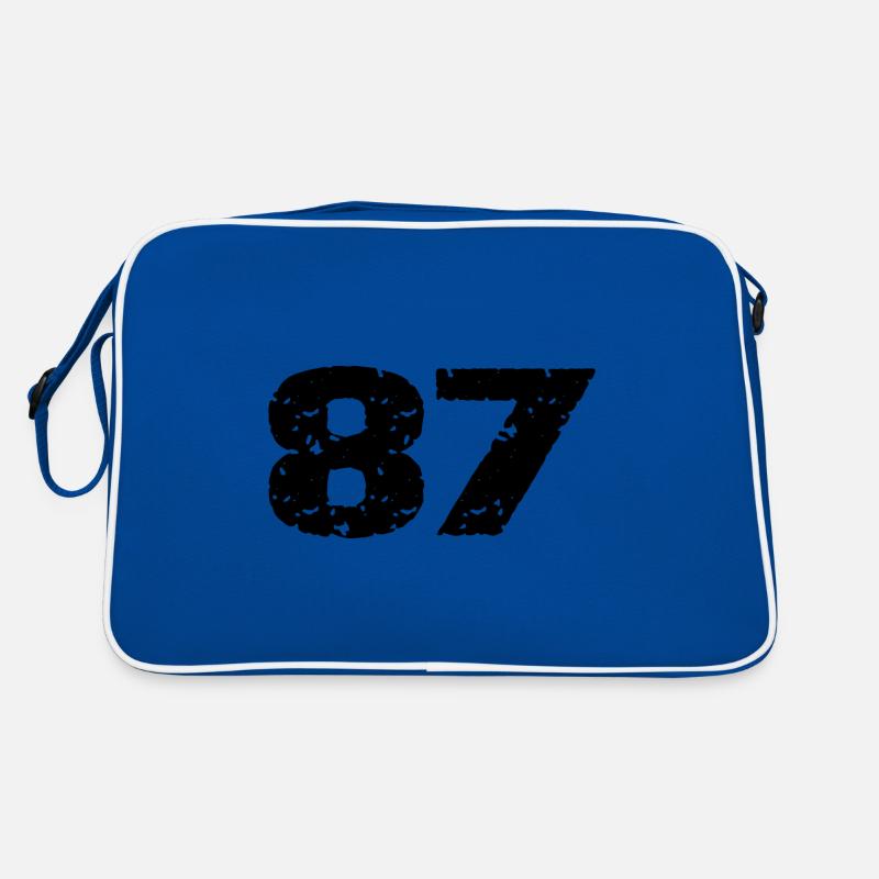 87 Maillot numéro Sac Retro