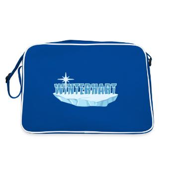 Bain de glace, rustique, bains d’hiver, baignade d’hiver - Sac Retro - bleu/blanc - Dos