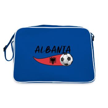 Albanais Albanais Albanie - Sac Retro - bleu/blanc - Dos