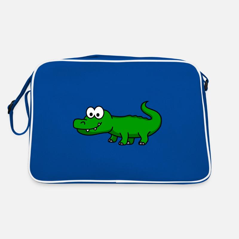 Alligator Comic Animal Retro Bag