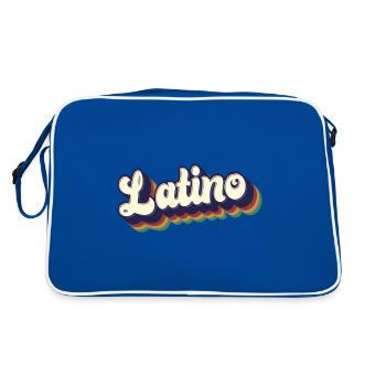 Latino - Fiers Mexicains Espagnols Hispaniques Racines Hommes - Sac Retro - bleu/blanc - Dos