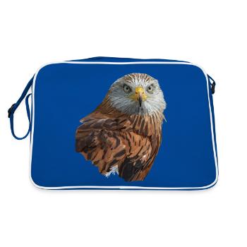 red kite - Retro Bag - blue/white - Back