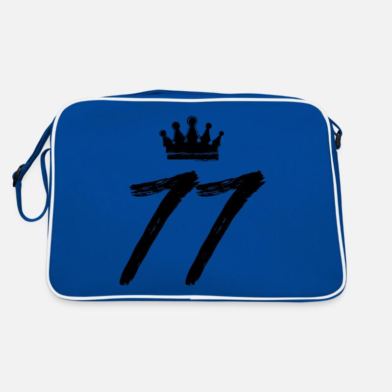 77 Couronne de numéros Sac Retro