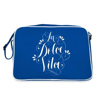 Dolce vita: profitez de la vie comme les Italiens - Sac Retro - bleu/blanc - Dos