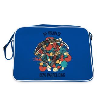 Paragliding Gleitschirm Paragleiter Paraglider - Retro Bag - blue/white - Back