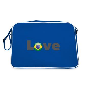 Love Brasil - Retro Bag - blue/white - Back