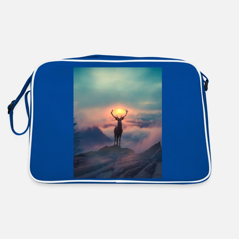 Sonnenhirsch Retro Tasche