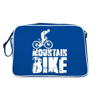 VTT - Sac Retro - bleu/blanc - Dos