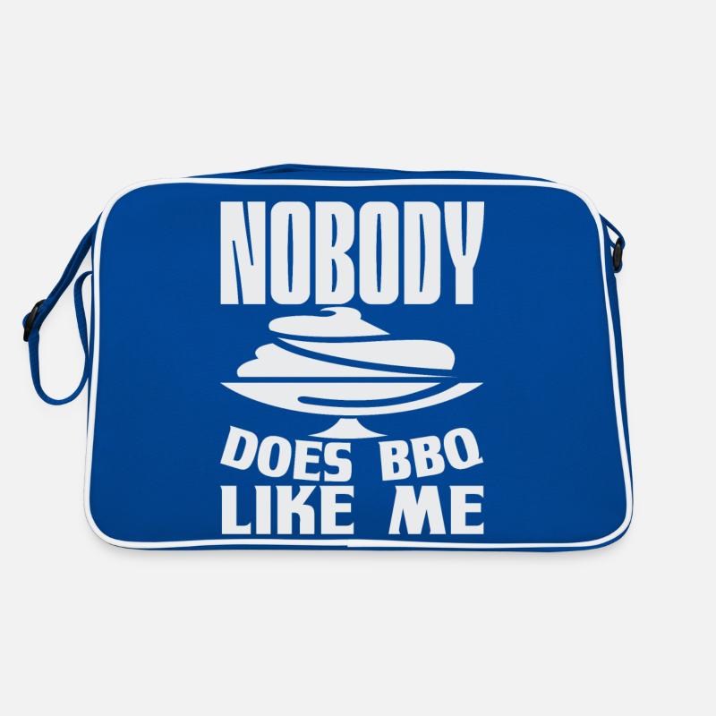 NOBODY DOES BBQ LIKE ME Retro Bag