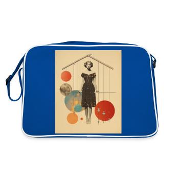 Balance - Sac Retro - bleu/blanc - Dos