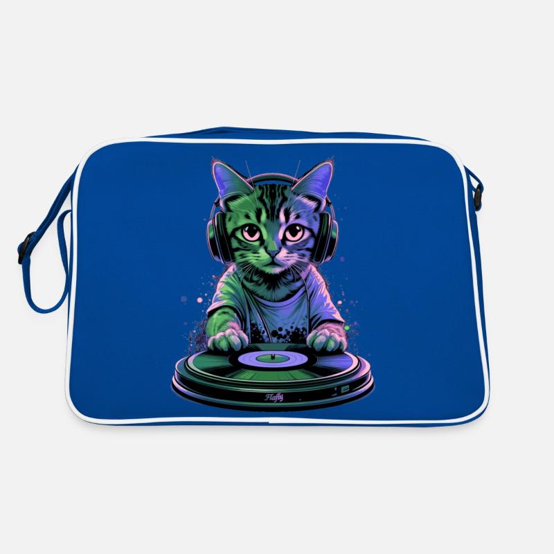 Kitty DJ 🎧 Retro Tasche