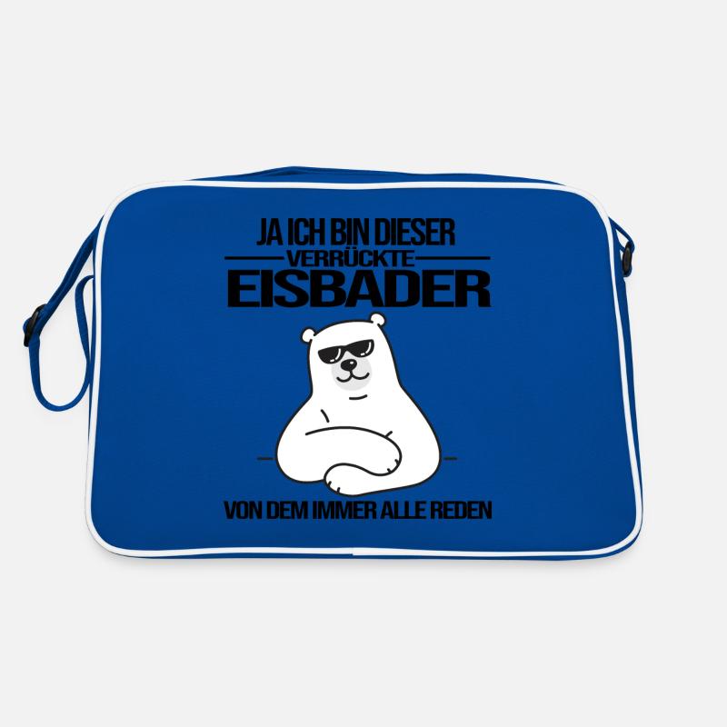 winterbader kälteresistent eisbader eischwimmer -C Retro Tasche