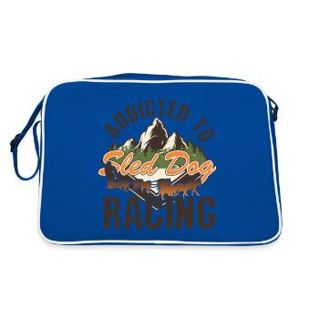 Chiens de traîneau et luge - Sac Retro - bleu/blanc - Dos