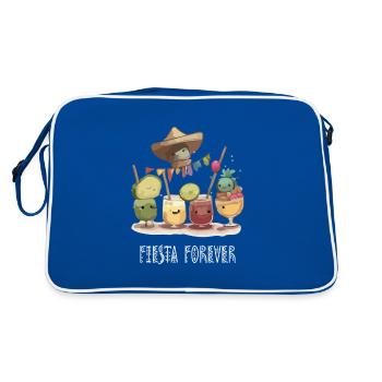 Fiesta forever - Retro Bag - blue/white - Back