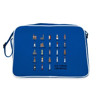 FINNISH LIGHTHOUSE Shirts, textiles and gift products - Retro Bag - blue/white - Back