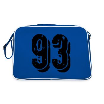 93 number jersey - Retro Bag - blue/white - Back