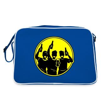 Bachelor Groom Team Bachelors - Sac Retro - bleu/blanc - Dos