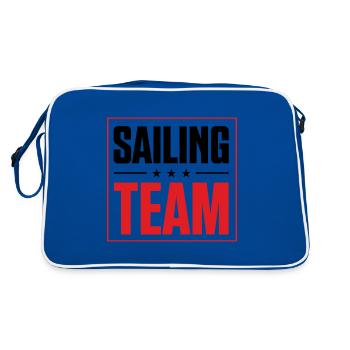 Équipe de voile - Sac Retro - bleu/blanc - Dos