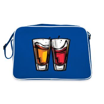 Tequila Glass Cheers Party - Sac Retro - bleu/blanc - Dos