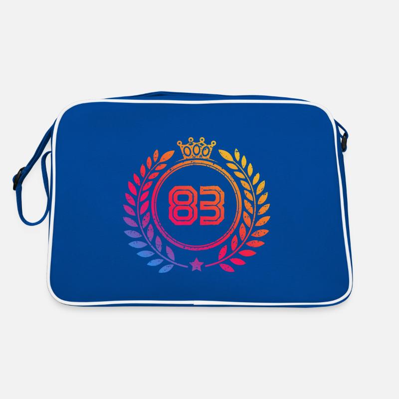 83 Number wreath Retro Bag