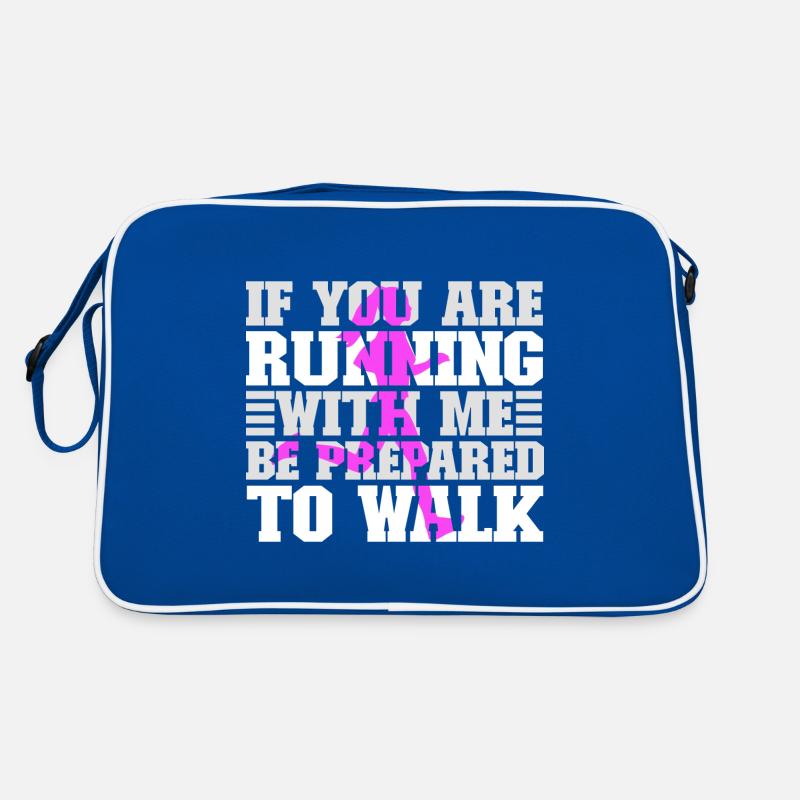 Langsam Laufen Joggen - Slow Runner Retro Tasche