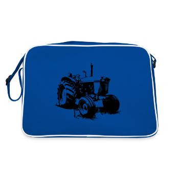 Tracteur Farmer Symbole Farmer - Sac Retro - bleu/blanc - Dos