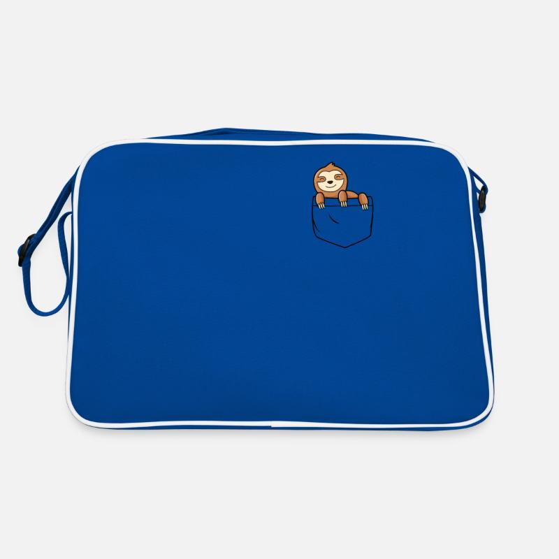 Funny Sloth in Your Pocket Retro Bag