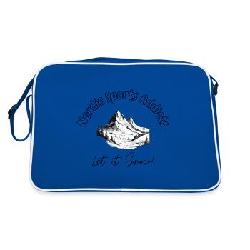 Nordic Sports Addicts - Let it Snow - Retro Bag - blue/white - Back