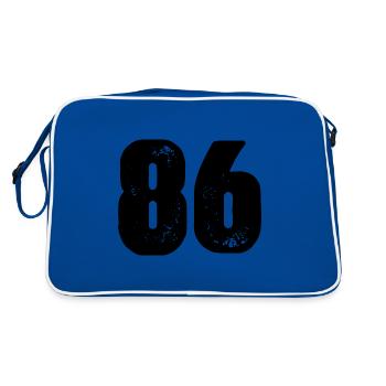 86 number jersey - Retro Bag - blue/white - Back