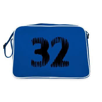 32 number jersey - Retro Bag - blue/white - Back
