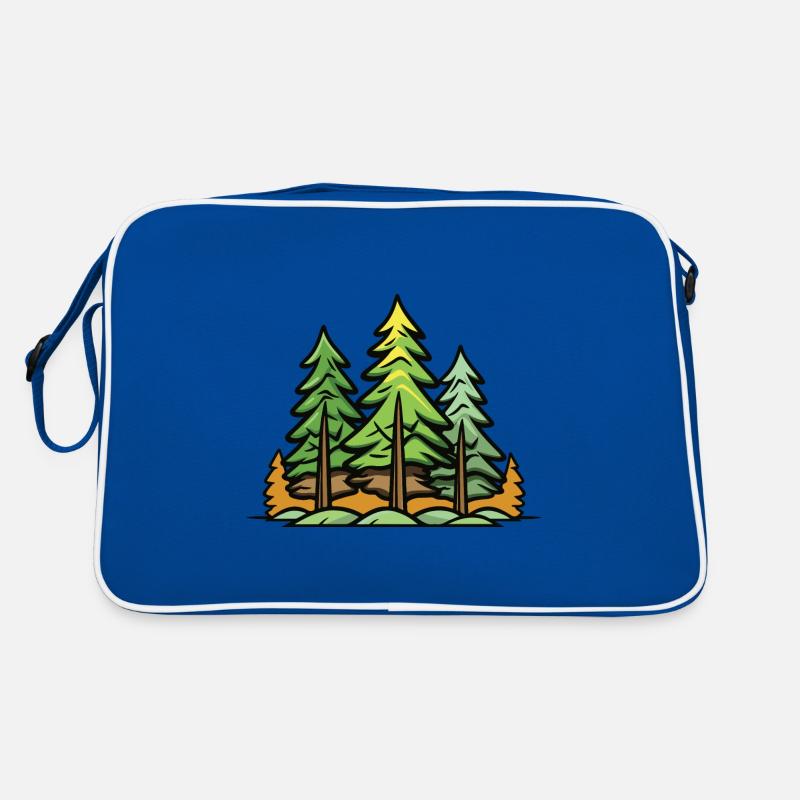 Forêt, Arbres, Nature Sac Retro
